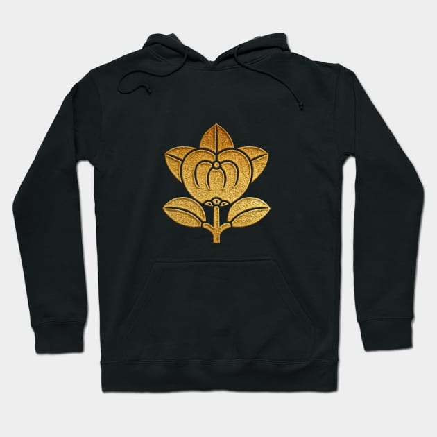 Gold Tachibana Kamon Hoodie by Takeda_Art